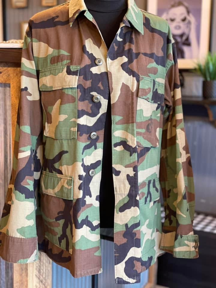 Pre Loved Authentic Camo Jacket
