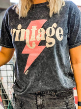 Load image into Gallery viewer, Vintage Mineral Wash Bolt Tee
