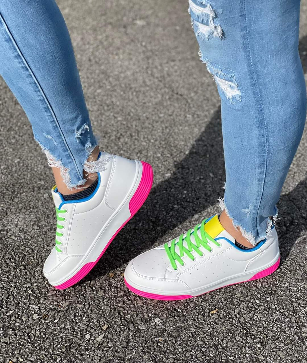 Multi Color LuXXe Sneakers