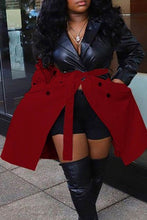 Load image into Gallery viewer, Two Toned City Girl Trench Jacket
